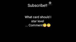 #Suggest me a card to star level in 2.6 hog cycle.... 😁😁😁