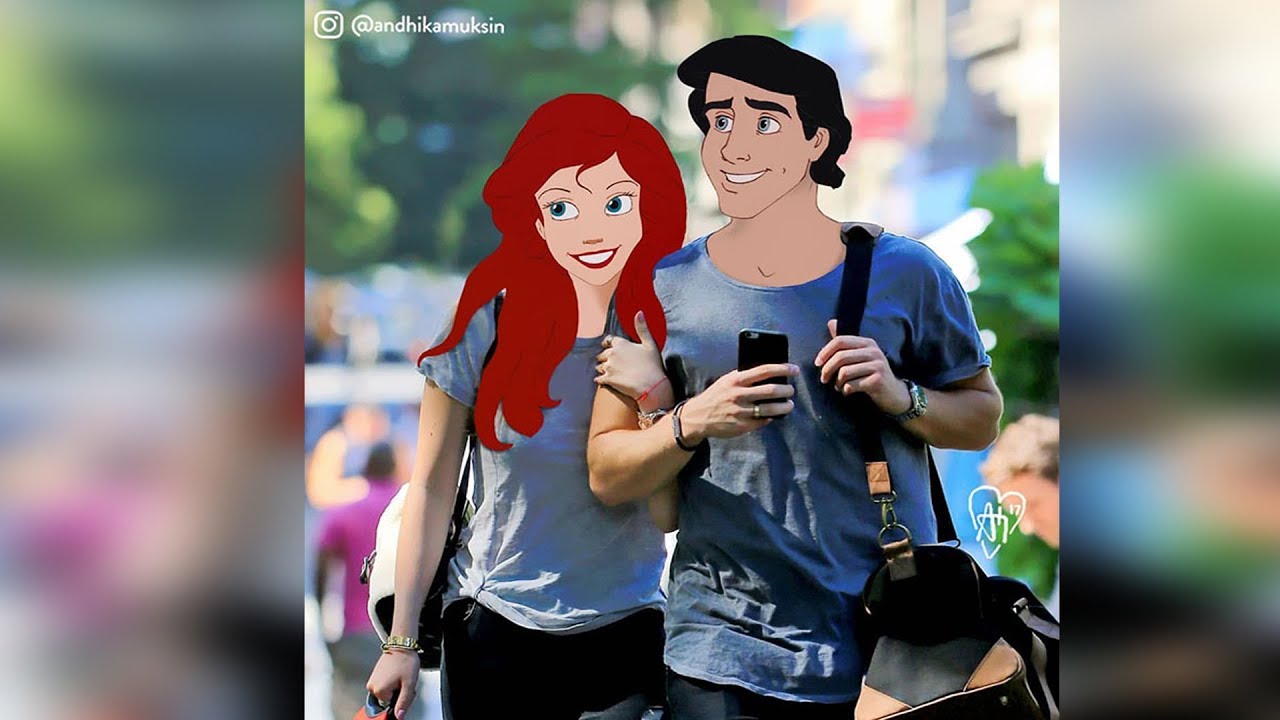 Artist Turns Disney Princesses Into Modern Day Celebrities Using ...