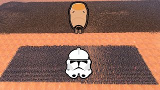 10,000 Clone Troopers VS 30,000 Battle Droids! - UEBS: Star Wars Mod Battle Simu
