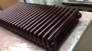 Column radiator Aqua IV., 500mm, Chocolate colour RAL8017