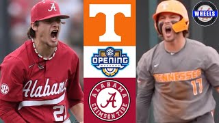 #5 Tennessee vs #14 Alabama Highlights (Game 3) | 2024 College Baseball Highlights