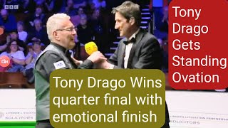 KBV-516 Tony Drago Wins 2nd quarter final with a very emotional finish.