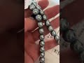 一条特别蓝的铂金灰大溪地 pearl 海水珍珠 珍珠 珍珠項鍊 jewellery necklace 大溪地