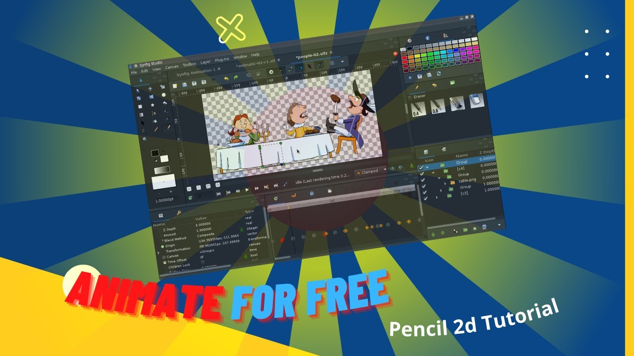 Pencil2d | 2d Animation Tutorial | Free Animation Software - YouTube