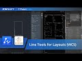 4ZWCAD Plugin: Line Tools for Layouts (WCS)