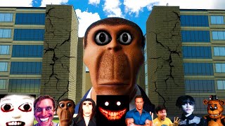 Obunga Rainbow Family Nicos Vs NEW JERMA NIGHTMARE AND ROSALIA - Garry's Mod [Nexbots]