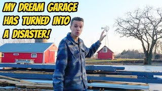 My construction delay nightmare with my dream garage: Hoovie's Farm is a mess!