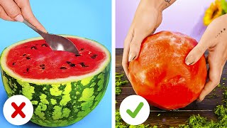 Asombrosos trucos para preparar frutas y verduras sin esfuerzo 🥬🥕🍉