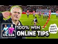 How To Win Every Online Match in Dream League Soccer 2024 | Secret Tricks | DLS 24 Online Tips