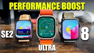 WatchOS 10 - Performance on Apple Watch Series 4, Series 8, SE2, and Ultra - Crucial.