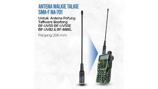 Taffware Walkie Talkie Antena SMA-F NA-701 for Taffware Pofung Baofeng - BFTH13BK