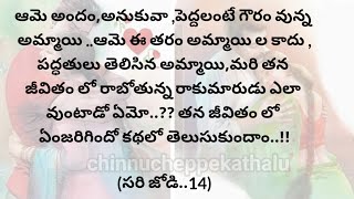 (సరి జోడి-14)|telugustorytelling|telugustories|@chinnukathalu12