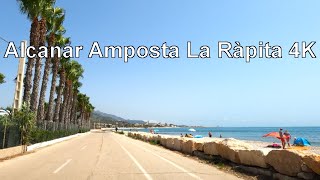 Alcanar - Amposta - La Rapita (Tarragona, Catalonia, Spain) Driving Tour 4K Scenic Drive UHD