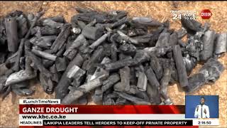 Ganze residents burn charcoal to mitigate food shortage caused by drought