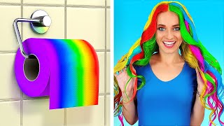 CRAZY TOILET PAPER HACKS || Easy DIY Ideas With Toilet Paper by 123 GO!