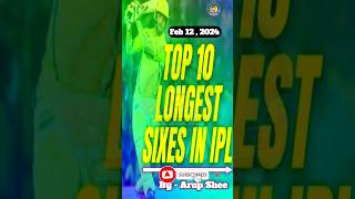 longest sixes in ipl 🏏 #cricket #ipl #shortsfeed #shorts #trending