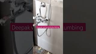 Comod fitting in bathroom, #deepakwiringandplumbing775 #electrical #wiring #plumber