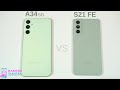 Samsung Galaxy A34 5g vs Galaxy S21 FE SpeedTest and Camera Comparison