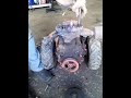 gravely l removing the starter clutch