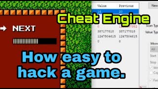 Cheat Engine! // first step game hacking // simple trick // using of cheat engine