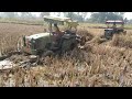 MF 246 4wd Dynatrac Pulling JD 5050D 4wd in deep Puddling @anamcharanmohanty1089