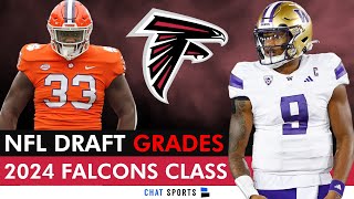 Falcons Draft Grades: All 7 Rounds From 2024 NFL Draft Ft. Michael Penix & Ruke Orhorhoro
