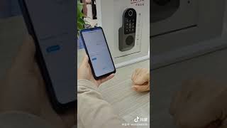 免布线指纹锁密码锁智能锁蓝牙链接方式