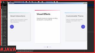 Java - How to Create a Card Slider in Java Netbeans - Complete Project Tutorial [ With Source Code ]