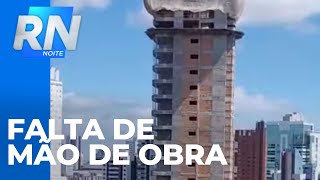 O mercado imobiliário sofre com a falta de mão de obra