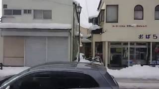 福島交通飯坂線 普通 福島行き 右側車窓動画 平野→桜水