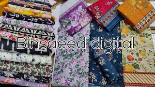 Bin Saeed** Original | Beautiful Digital Printed design | Lawn By Bin Saeed \