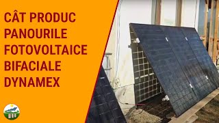 Cât produc panourile fotovoltaice bifaciale Dynamex?