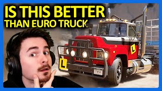 Is This New Trucking Game Better Than Euro Truck Simulator?!?