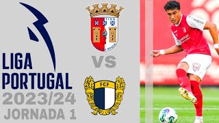 Sporting Braga vs Famalicao en vivo Liga Portuguesa 2023/24 Jornada 1