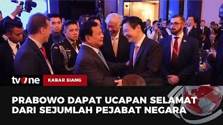 Hadiri Forum Keamanan Dunia, Prabowo Mendapat Ucapan Selamat dari Pejabat Negara | tvOne