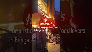 Haldiram’s new store in Bangalore. #food #foodie #haldiram #youtubeshorts #viral #foodblogger#trend