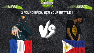 FLIPSIDE 🇫🇷 VS BLVCKZIK 🇵🇭 | FRANCE 🇫🇷 vs Philippines 🇵🇭