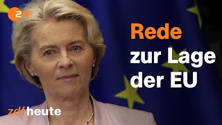 Live: Von der Leyen zur Lage der EU