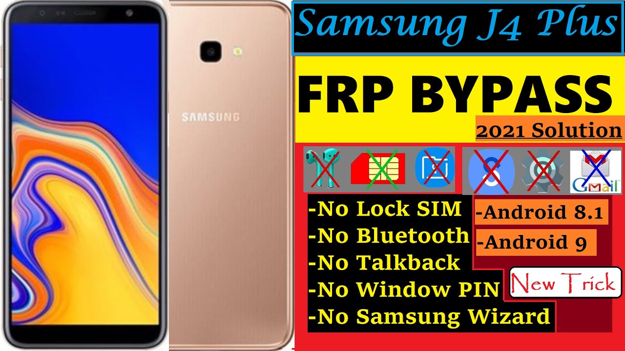 Samsung J4 Plus Frp Bypass - Samsung J4 Plus GOOGLE/FRP BYPASS ...