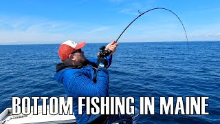 Bottom Fishing for Haddock and Cod, Spring Deep Sea and Ground Fishing in Maine