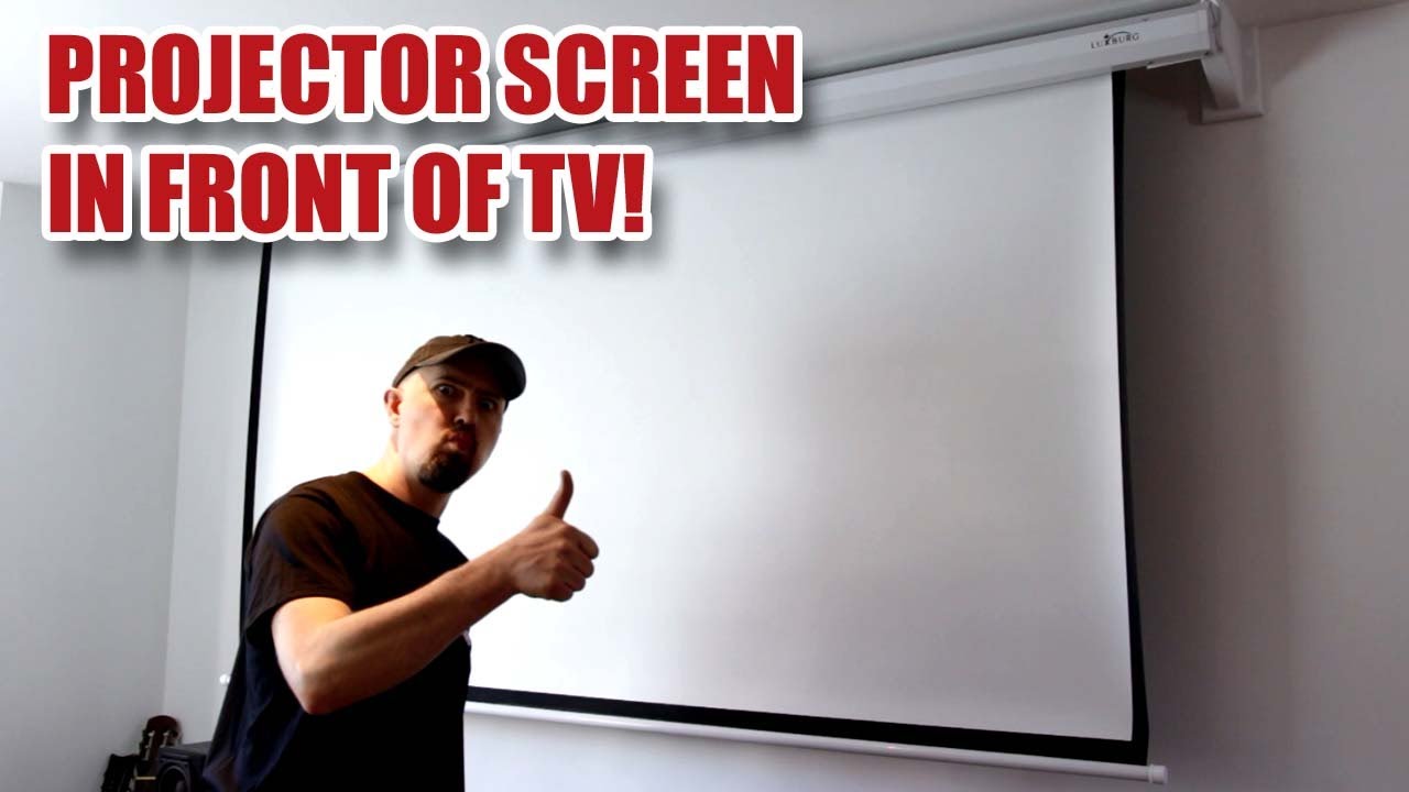 Ceiling Mounted Projector Screen Taraba Home Review