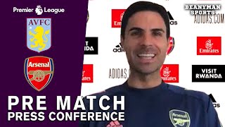Mikel Arteta - Aston Villa v Arsenal - Pre-Match Press Conference