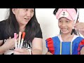 english subtitles 3 marker challenge with daddy and mommy by leilei tv