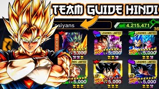 How To Make a Team Dragon Ball Legends | Hindi