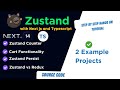 Zustand with Next js and typescript: Build Shopping Cart  project | React State Management Made Easy