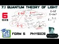 Form 5 | SPM Physics [7.1 Quantum Theory of Light] 6题搞懂