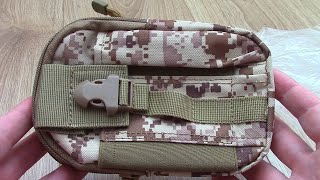 Tactical organizer NewtactUA Pixel Coyote on the belt Тактичний підсумок-органайзер на пояс