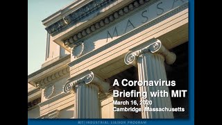 A Coronavirus Briefing with MIT