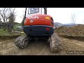 realizzazione scavo con miniescavatore kubota kx 161 3