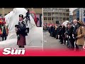 Nation falls silent to mark Armistice Day as respects paid by George Square piper